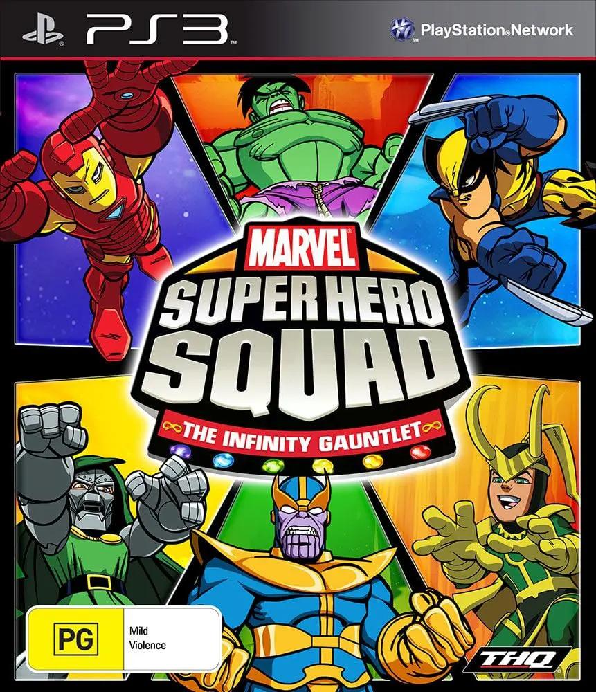 Game | Sony PlayStation PS3 | Marvel Super Hero Squad: The Infinity Gauntlet Physical Video Games Game Sony