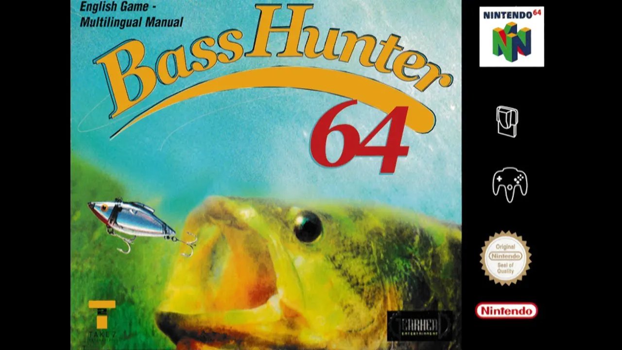 Game | Nintendo N64 | Bass Hunter 64 Physical Video Games Game Nintendo