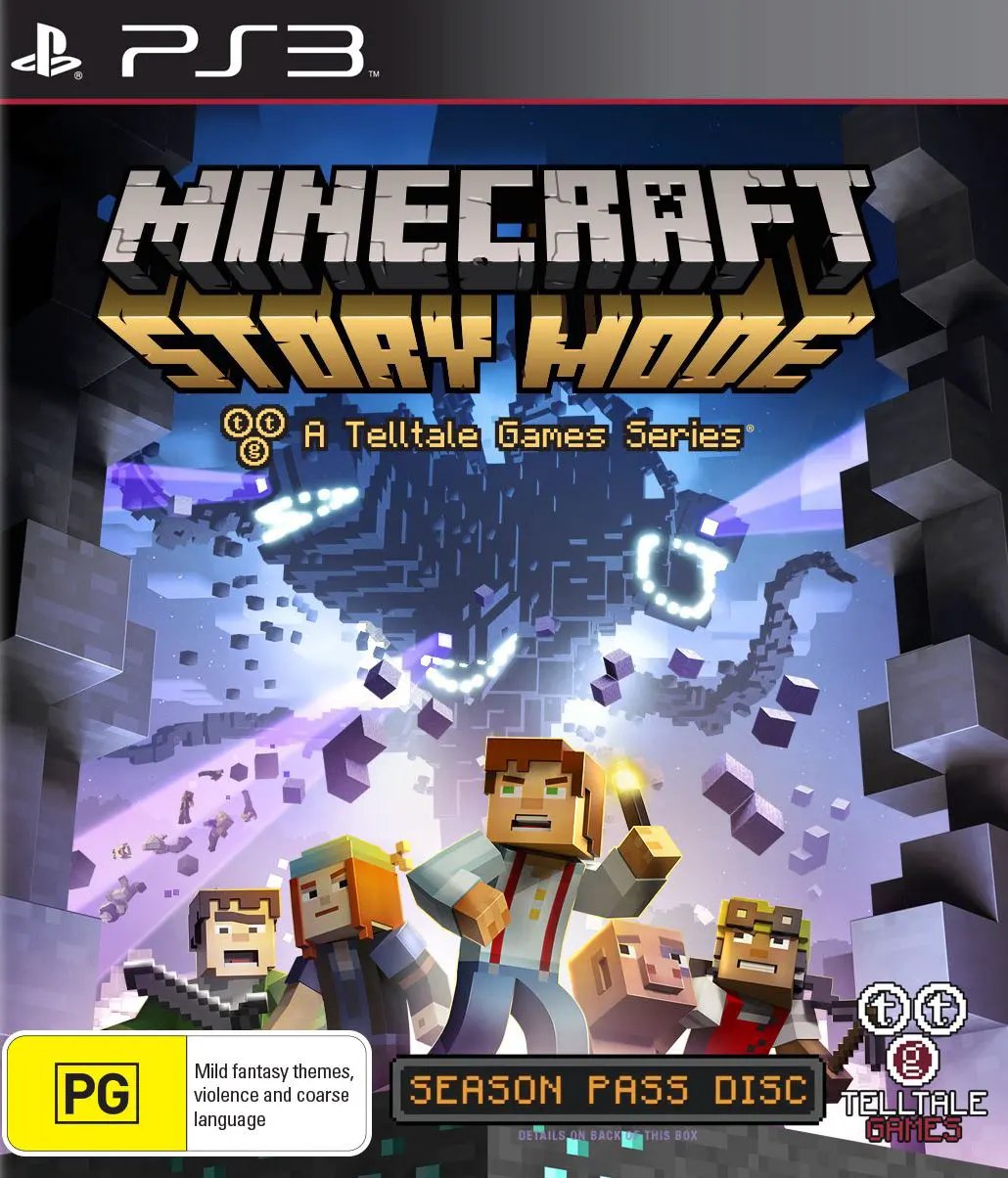 Game | Sony PlayStation PS3 | Minecraft: Story Mode Physical Video Games Game Sony
