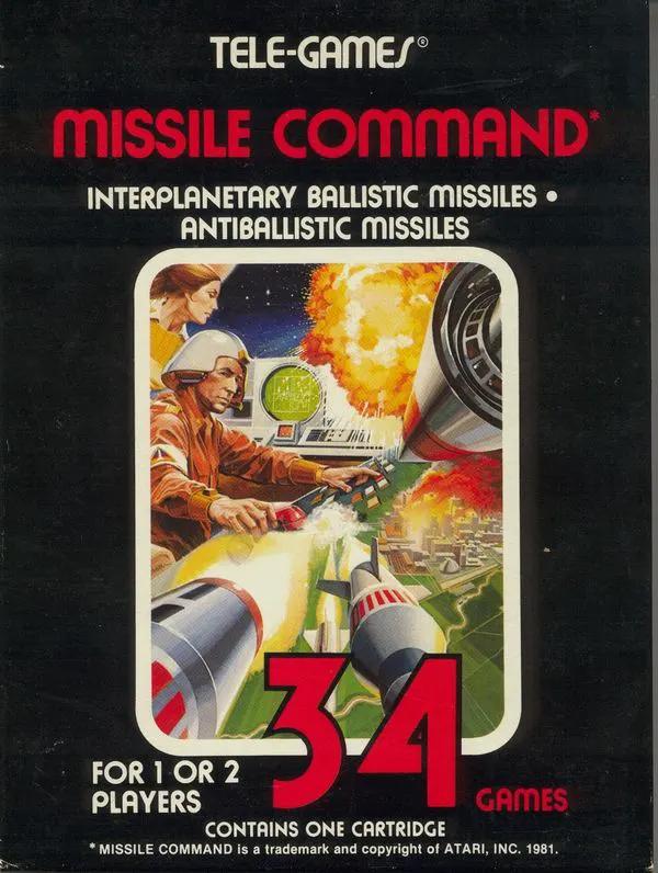 Game | Atari 2600 | Missile Command (Tele Games) Physical Video Games Game Atari