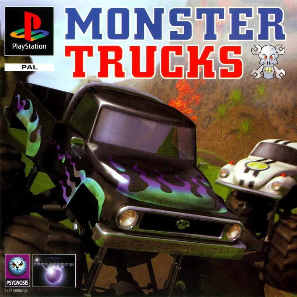 Game | Sony PlayStation PS1 | Monster Trucks Physical Video Games Game Sony
