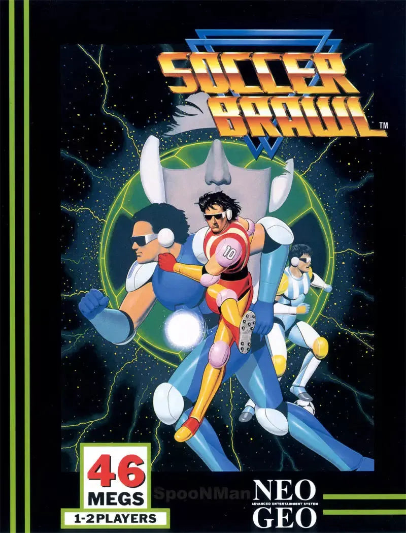 Game | SNK Neo Geo AES | Soccer Brawl NGH-031 Physical Video Games Game SNK