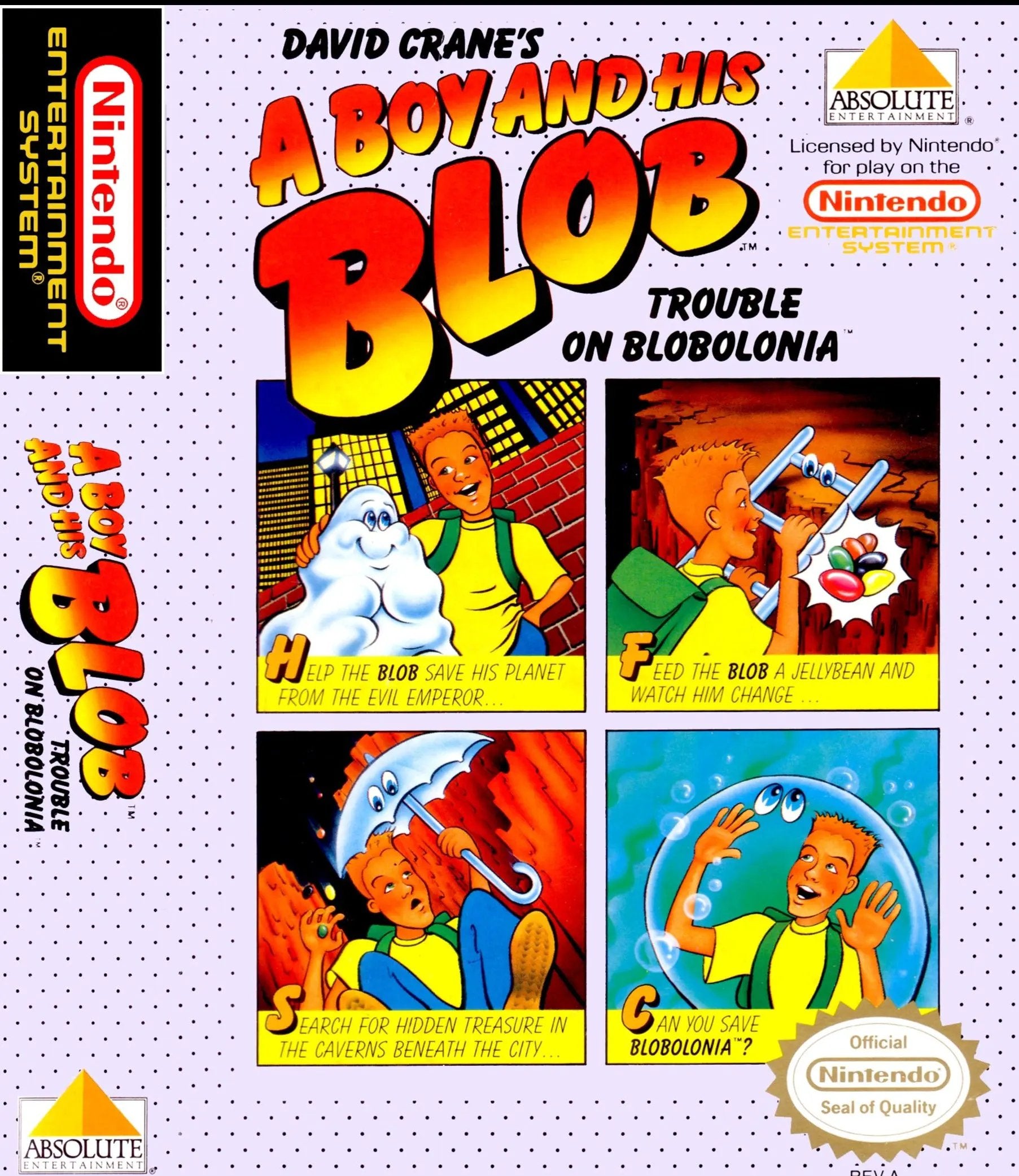 Game | Nintendo NES | A Boy And His Blob Trouble On Blobolonia Physical Video Games Game Nintendo