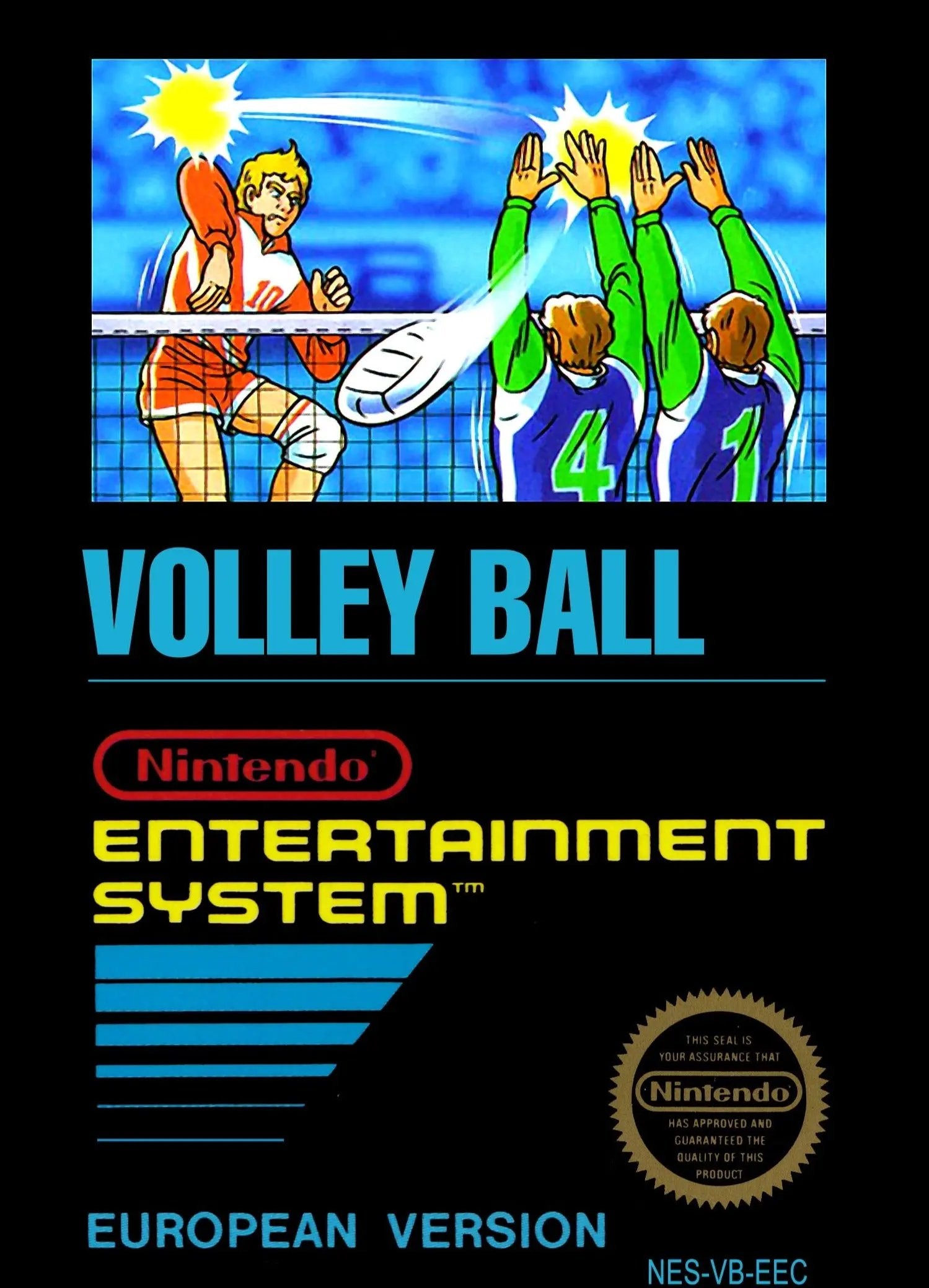 Game | Nintendo NES | Volleyball Physical Video Games Game Nintendo