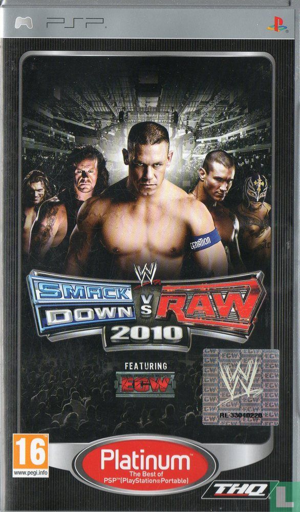 Game | Sony PSP | WWE SmackDown Vs. Raw 2010 (Platinum)