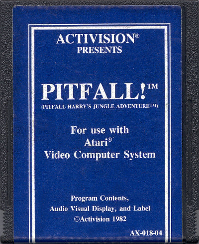 Game | Atari 2600 | Pitfall (Blue Label)