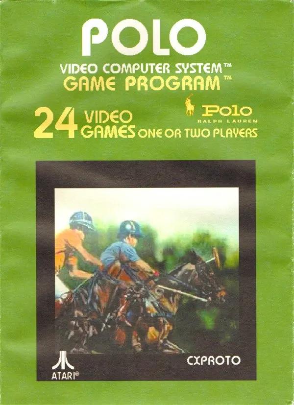 Game | Atari 2600 | Polo Physical Video Games Game Atari