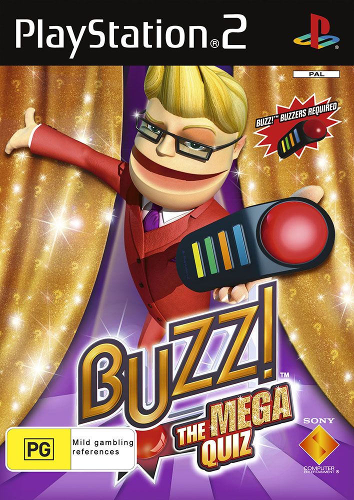 Game | Sony PlayStation PS2 | Buzz! The Mega Quiz