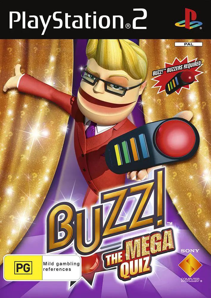 Game | Sony PlayStation PS2 | Buzz! The Mega Quiz Physical Video Games Game Sony