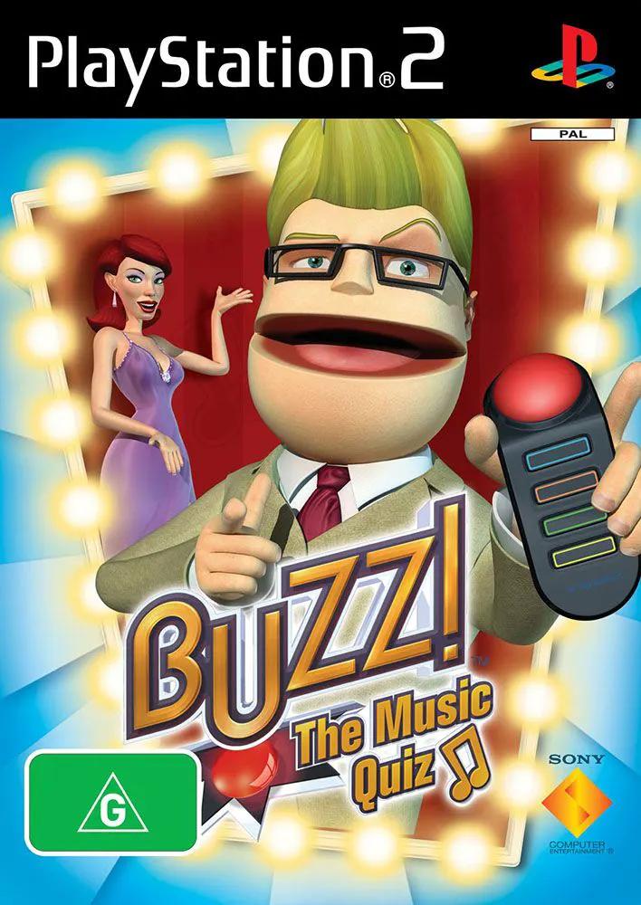 Game | Sony PlayStation PS2 | Buzz The Music Quiz Physical Video Games Game Sony