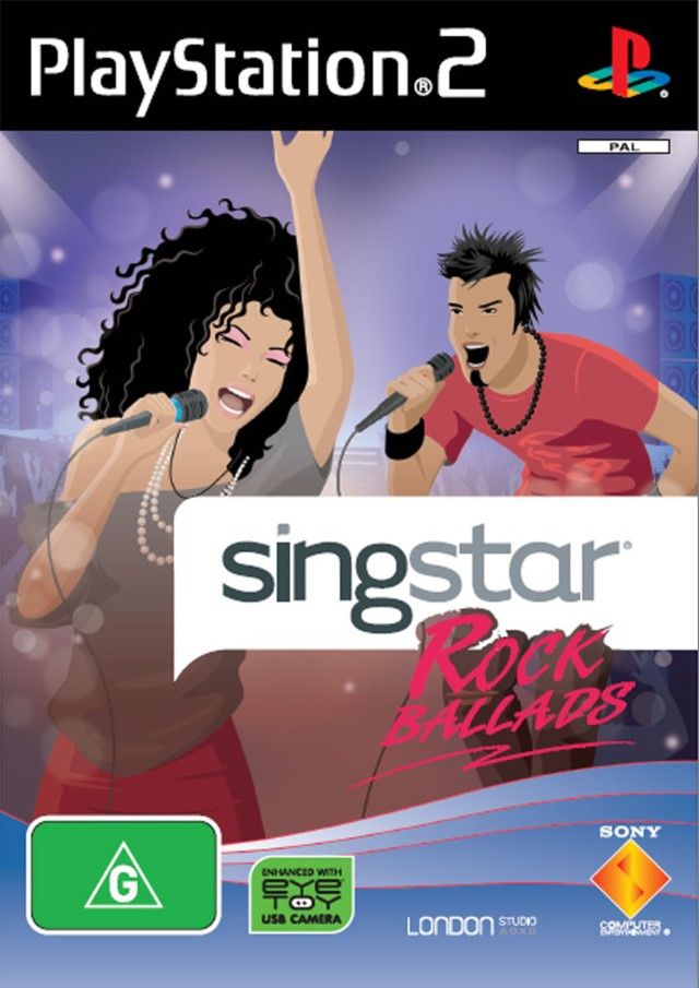 Game | Sony PlayStation PS2 | Singstar Rock Ballads
