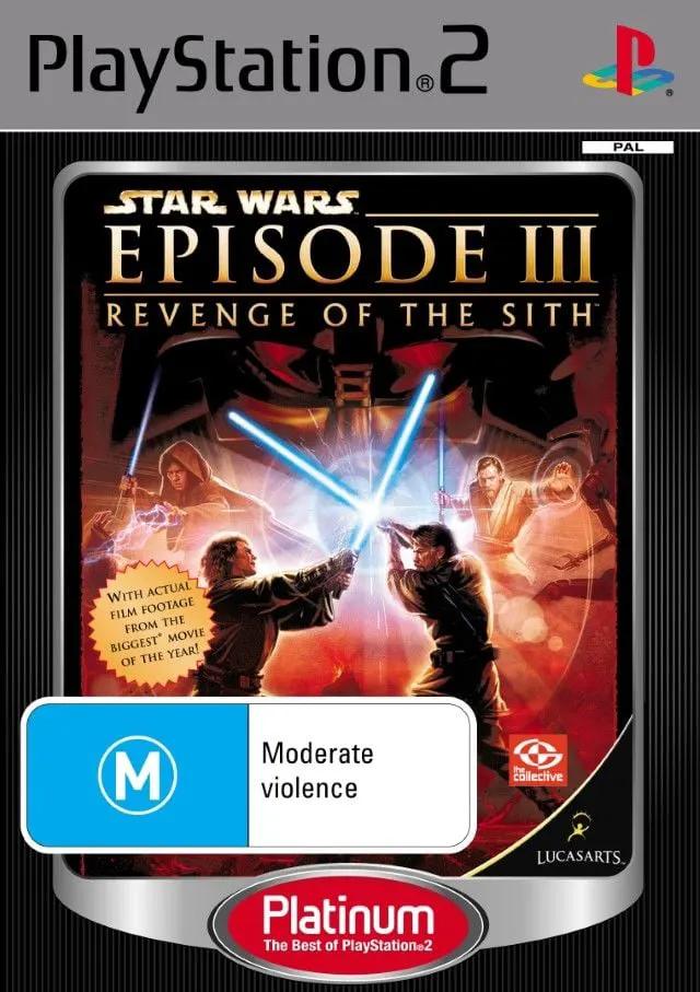 Game | Sony PlayStation PS2 | Star Wars Episode III Revenge Of The Sith (Platinum) Physical Video Games Game Sony