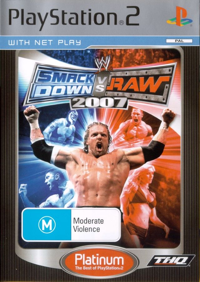 Game | Sony PlayStation PS2 | WWE Smackdown Vs. Raw 2007 (Platinum)