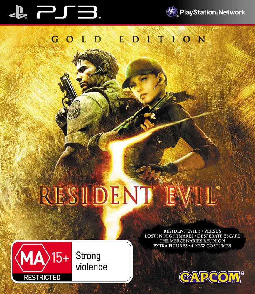 Game | Sony PlayStation PS3 | Resident Evil 5 (Gold Edition) Physical Video Games Game Sony