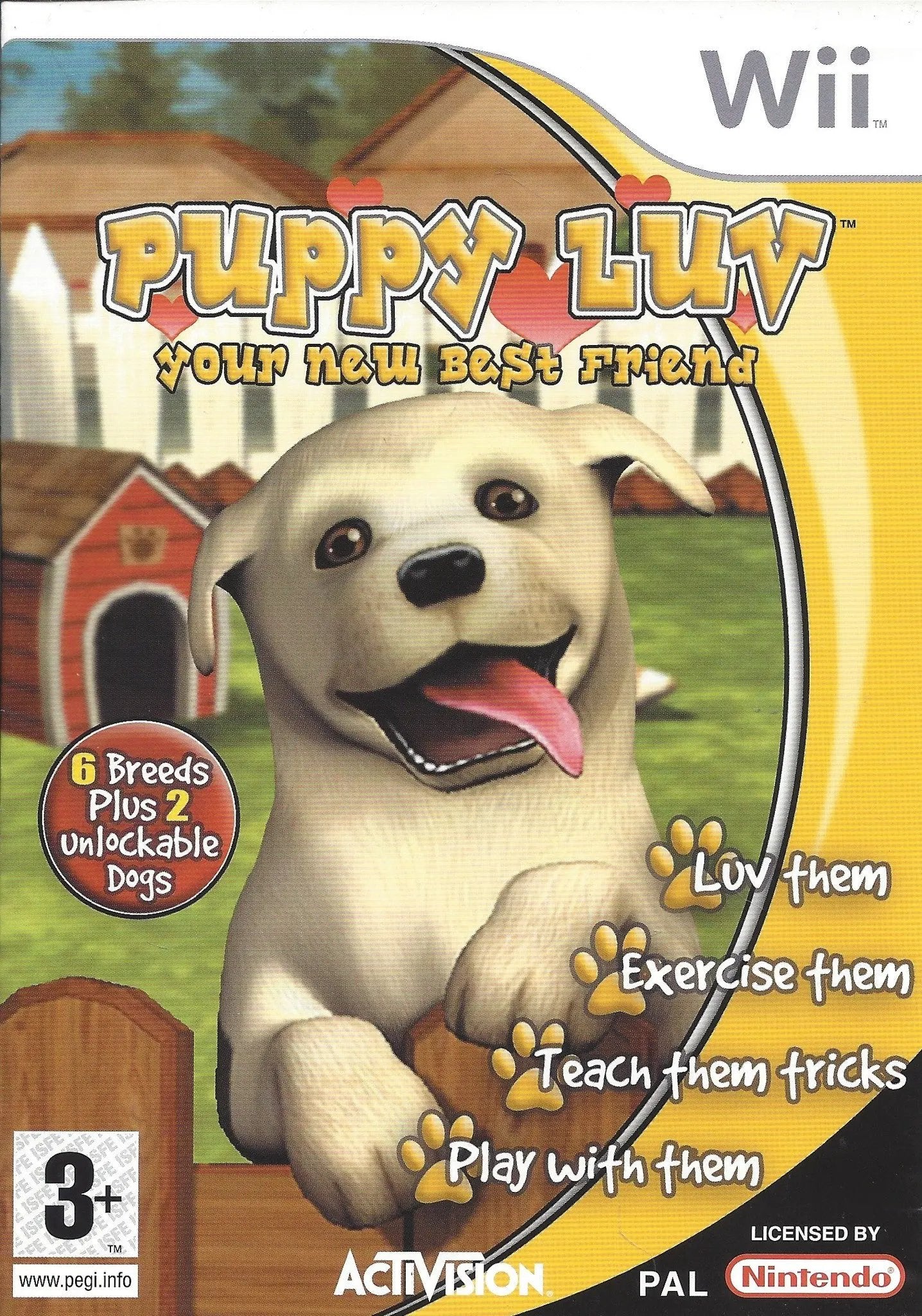 Game | Nintendo Wii | Puppy Luv Physical Video Games Game Nintendo