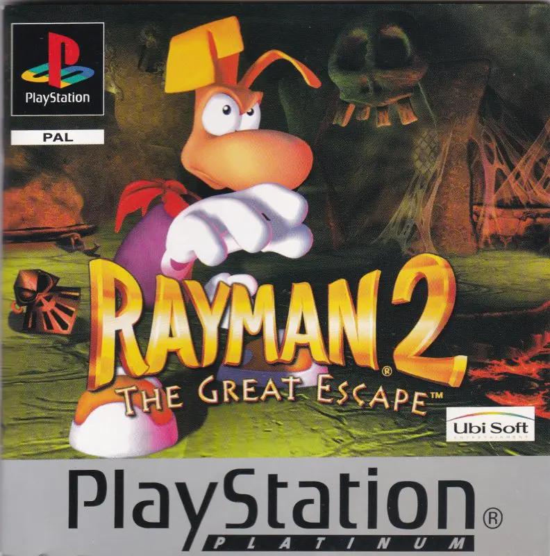 Game | Sony PlayStation PS1 | Rayman 2 The Great Escape (Platinum) Physical Video Games Game Sony