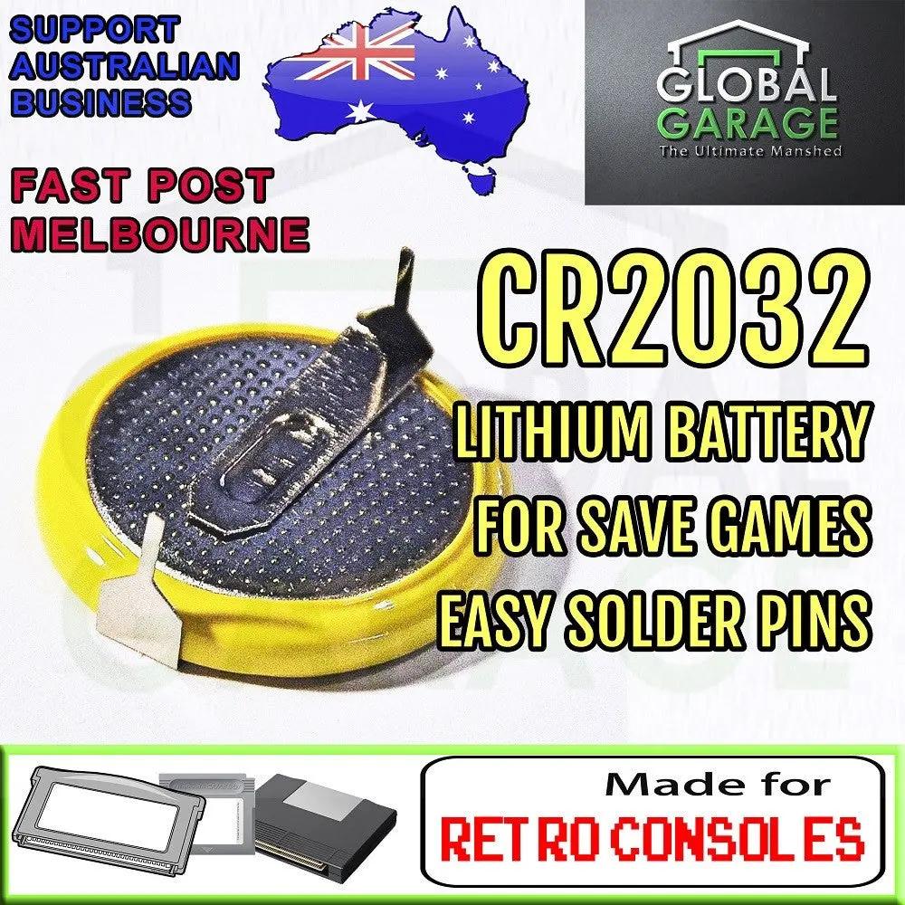 Parts | Service Repair | Battery Save Game CR2032 CR2025 CR2016 CR1616 Tab Tabbed Socket Home Game Console Accessories Accessory RetroSales.com.au