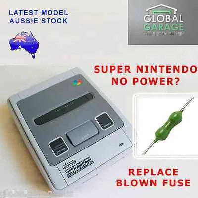 Parts | Service Repair | Super Nintendo SNES Replacement 1.5A Pico Fuse No Power Fix Home Game Console Accessories Accessory RetroSales.com.au