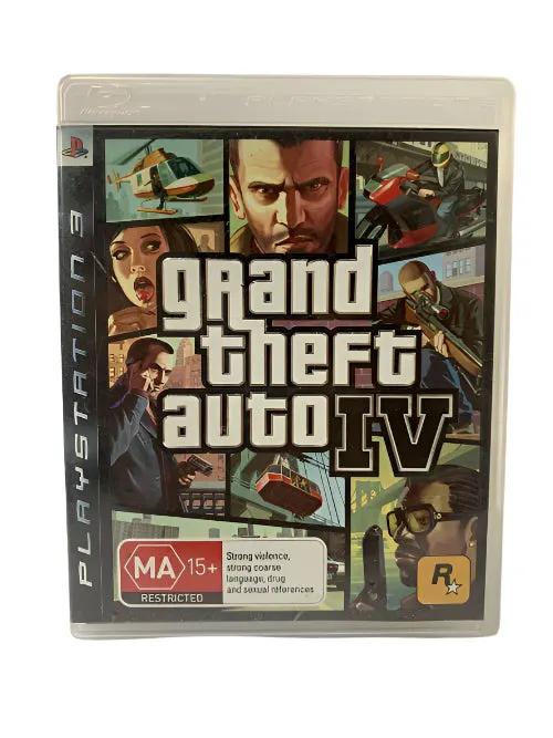 Game | Sony PlayStation PS3 | Grand Theft Auto GTA IV Physical Video Games Game Sony
