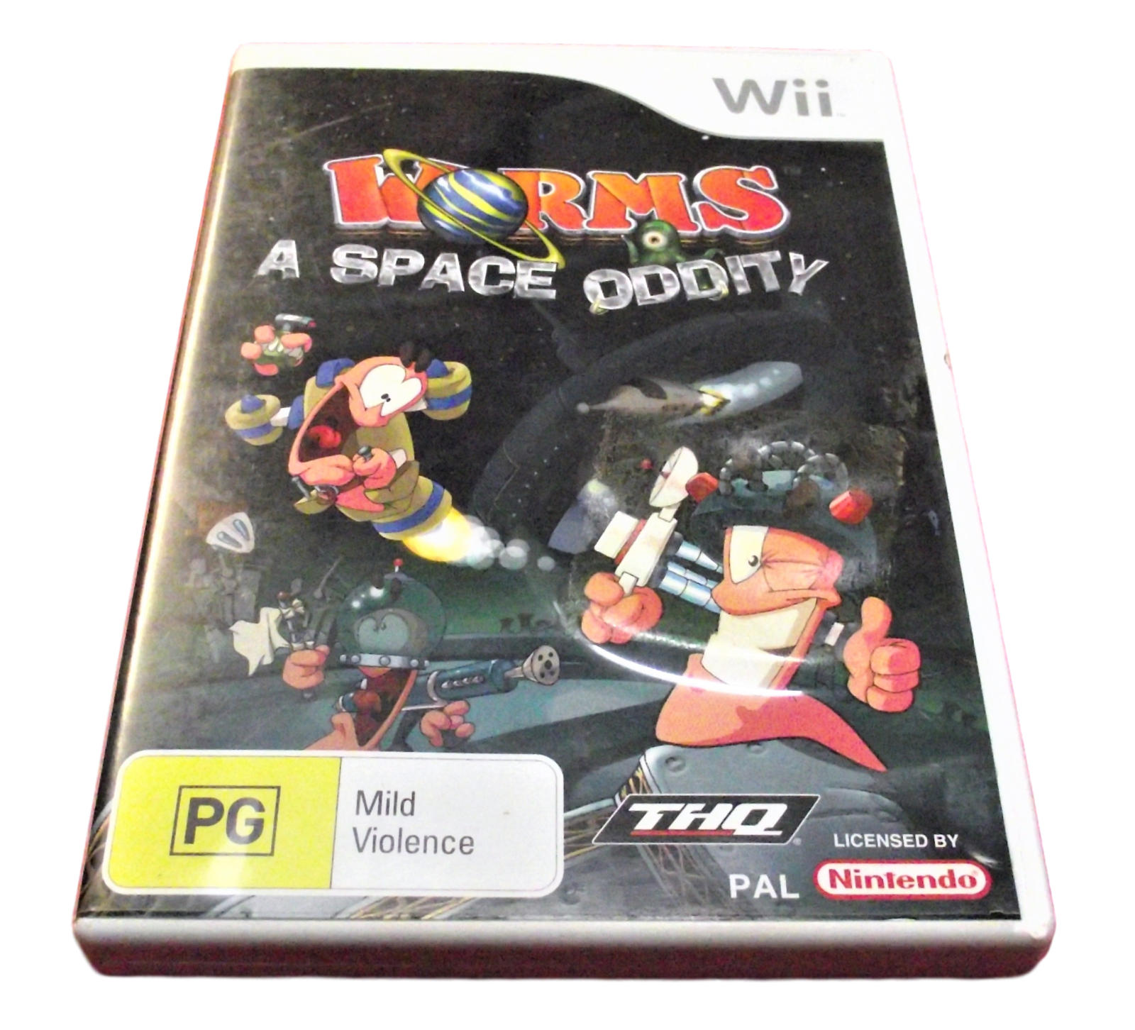 Game | Nintendo Wii | Worms: A Space Oddity Physical Video Games Game Nintendo