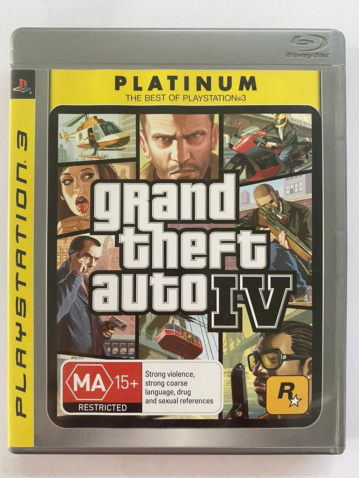 Game | Sony PlayStation PS3 | Grand Theft Auto IV (Platinum) Physical Video Games Game Sony