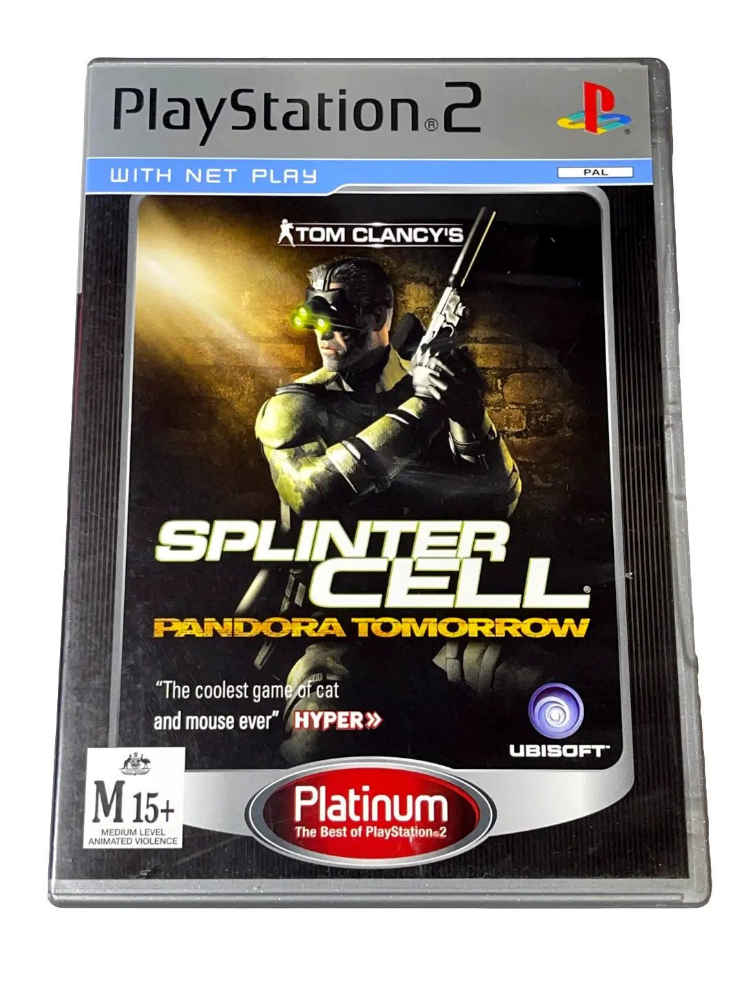 Game | Sony PlayStation PS2 | Splinter Cell Pandora Tomorrow (Platinum) Physical Video Games Game Sony