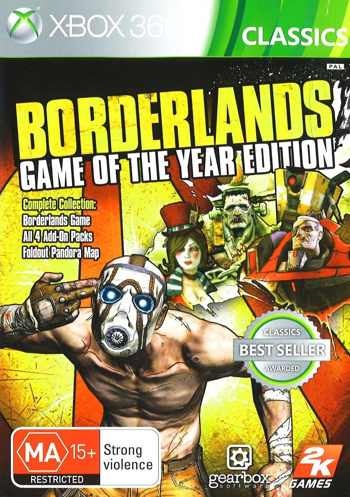 Game | Xbox 360 | Borderlands 2 (Game Of The Year Edition) Physical Video Games Game Microsoft