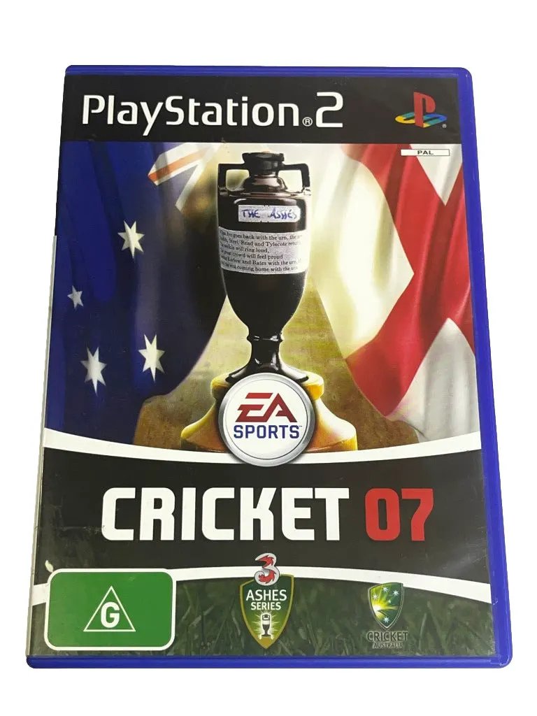 Game | Sony PlayStation PS2 | Cricket 07 Physical Video Games Game Sony