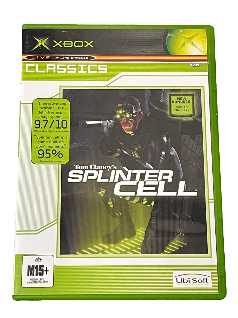 Game | Xbox | Splinter Cell (Classics) Physical Video Games Game Microsoft