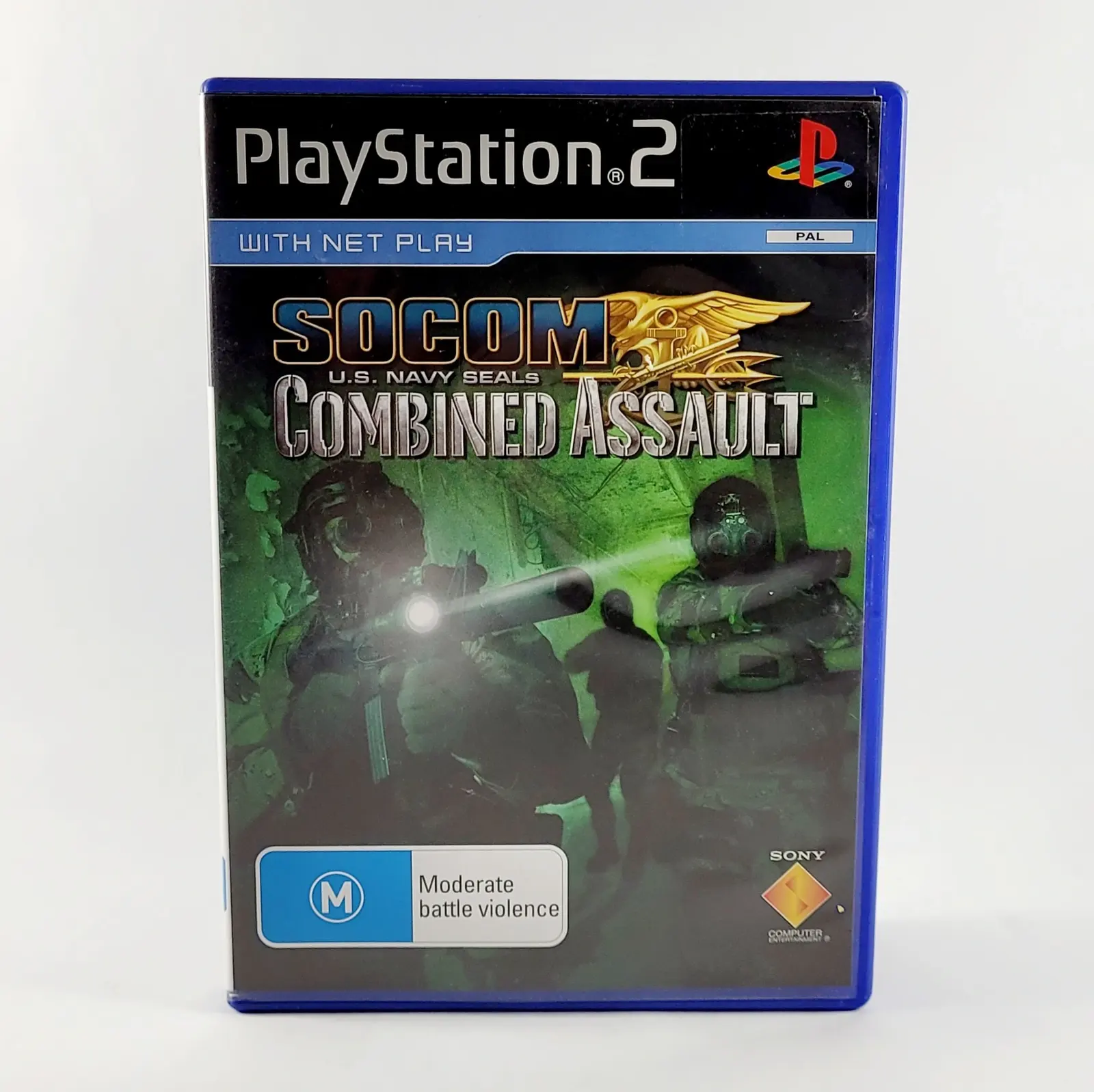 Game | Sony PlayStation PS2 | SOCOM US Navy Seals Combined Assault Physical Video Games Game Sony