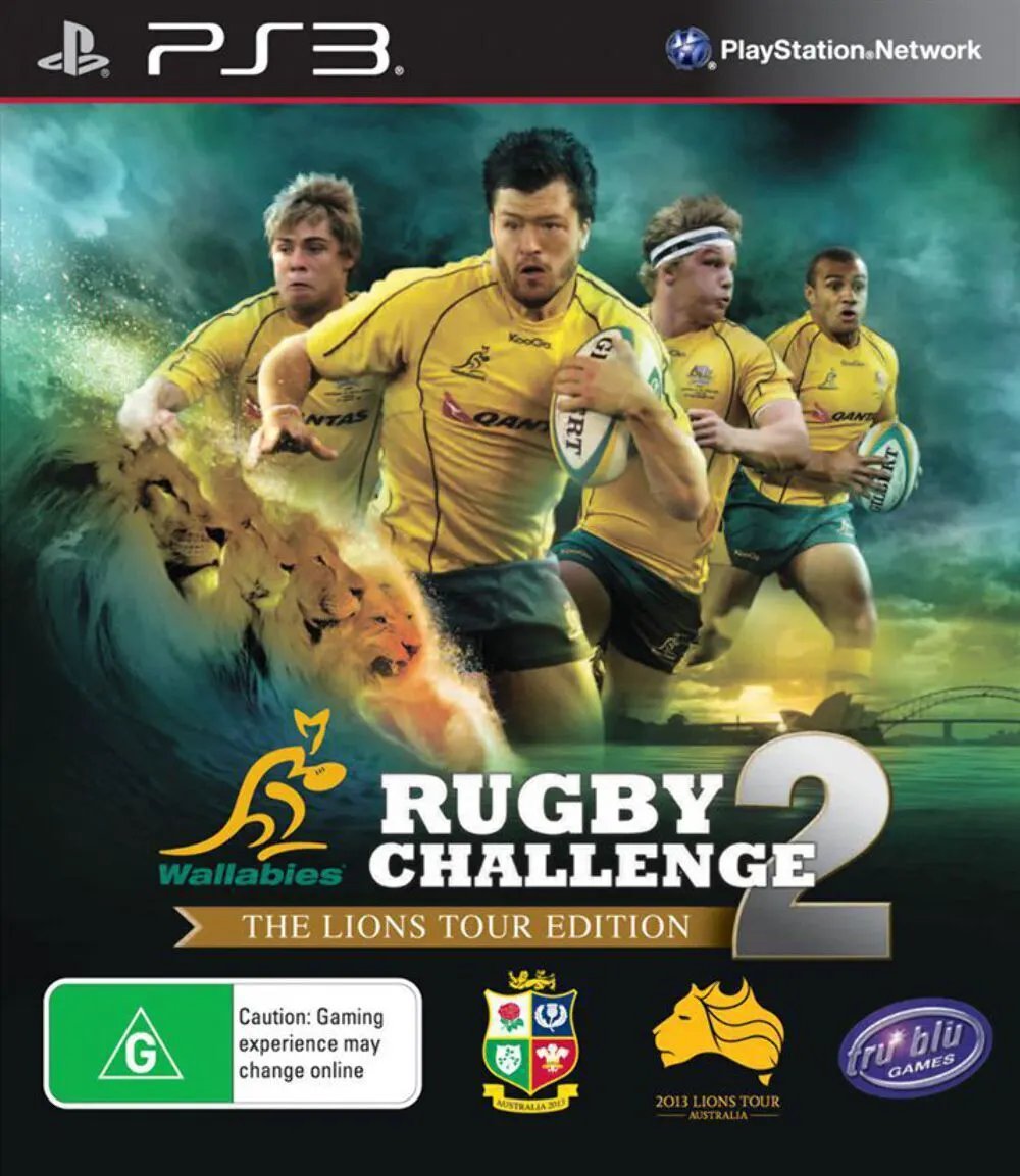 Game | Sony PlayStation PS3 | Rugby Challenge 2 The Lions Tour Edition Physical Video Games Game Sony
