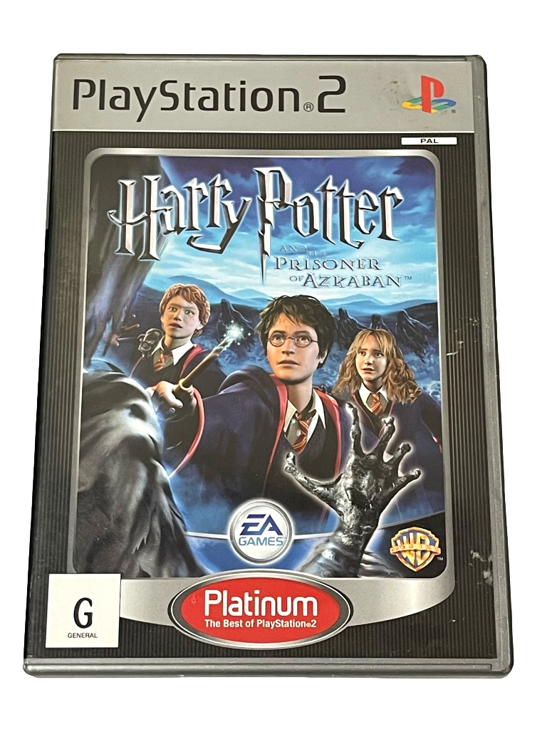 Game | Sony PlayStation PS2 | Harry Potter Prisoner Of Azkaban (Platinum) Physical Video Games Game Sony