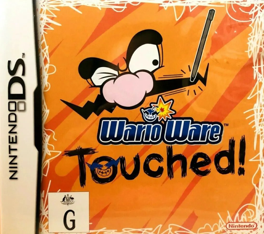 Game | Nintendo DS | Wario Ware Touched Physical Video Games Game Nintendo