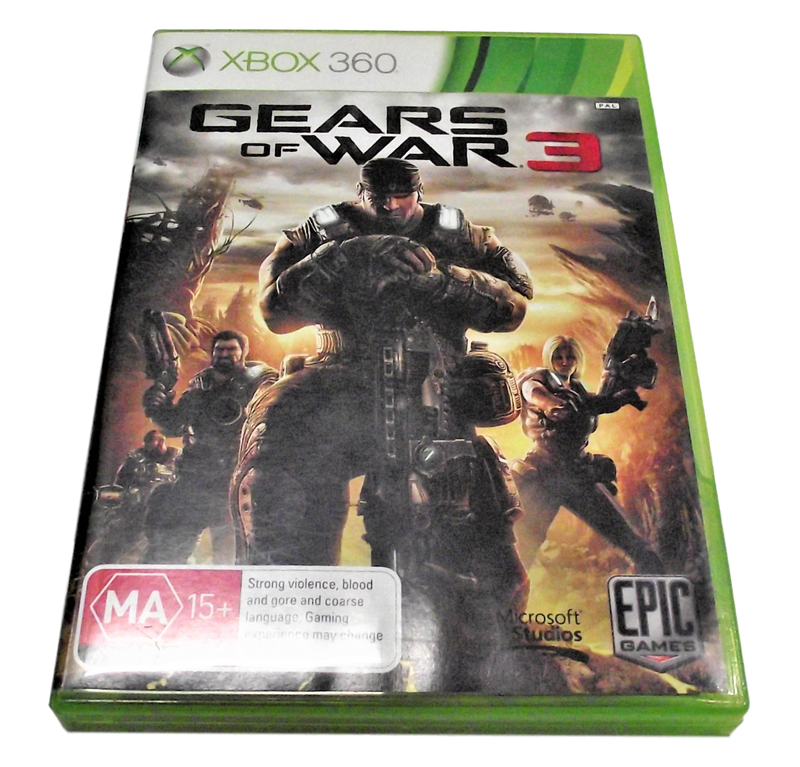 Game | Xbox 360 | Gears Of War 3 Physical Video Games Game Microsoft