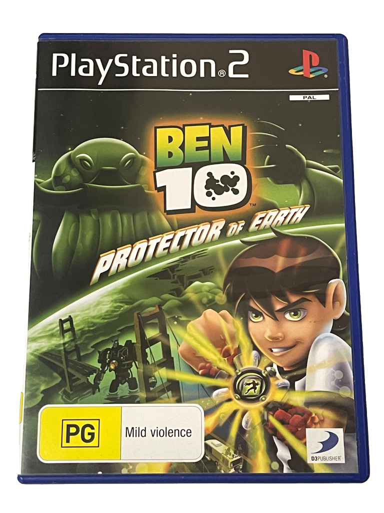 Game | Sony PlayStation PS2 | Ben 10 Protector Of Earth Physical Video Games Game Sony