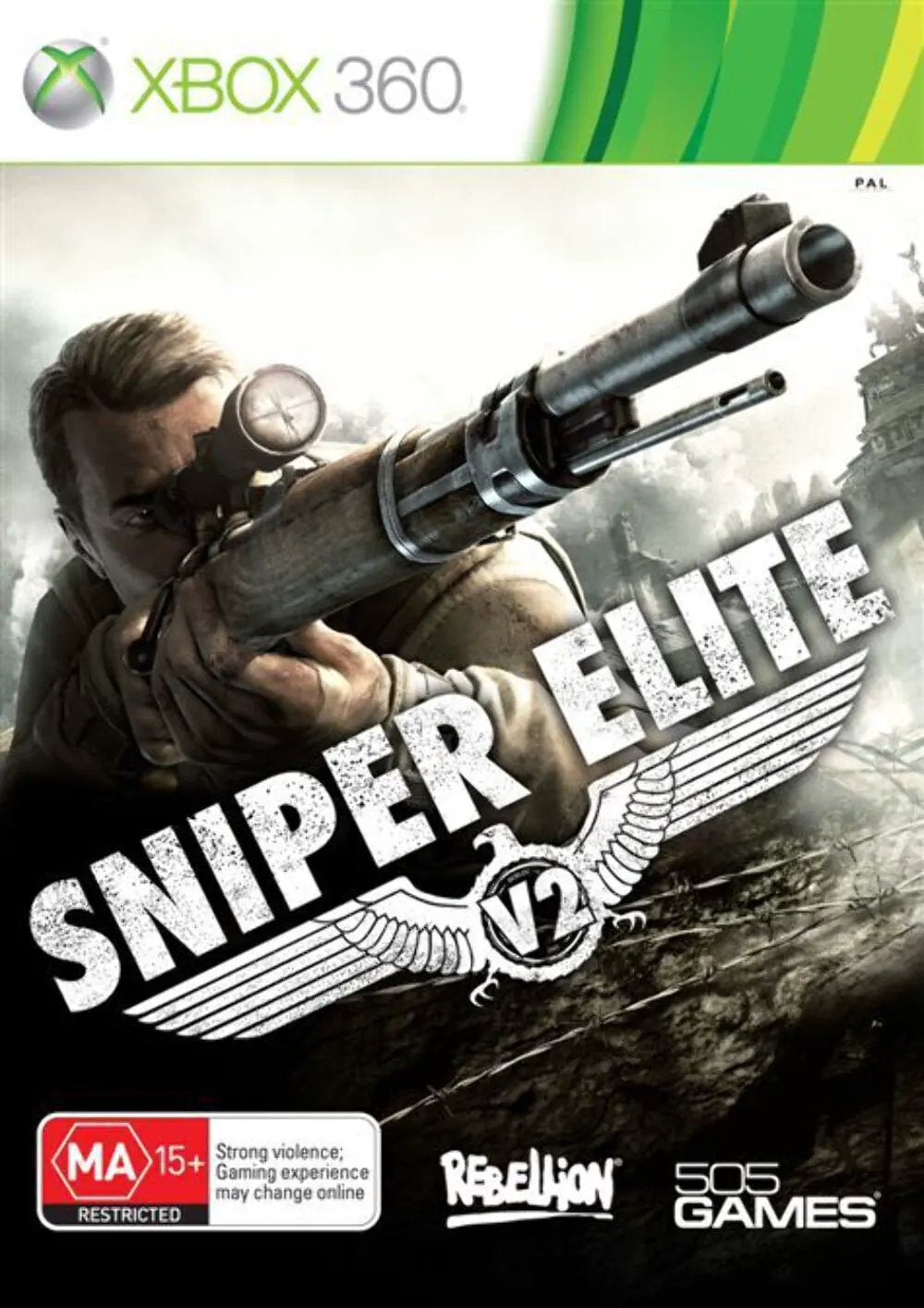 Game | Xbox 360 | Sniper Elite V2 Physical Video Games Game Microsoft