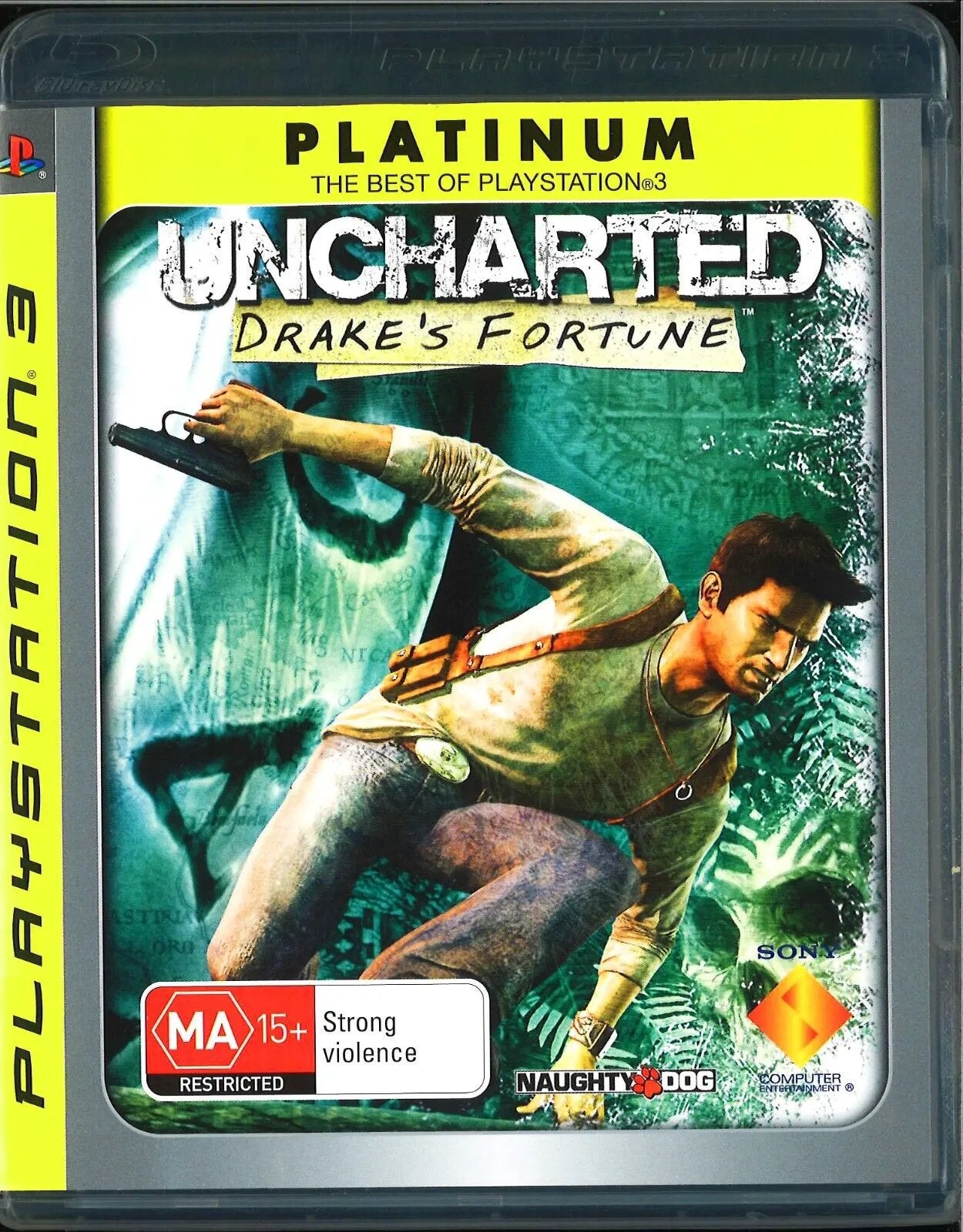 Game | Sony PlayStation PS3 | Uncharted Drake's Fortune (Platinum) Physical Video Games Game Sony