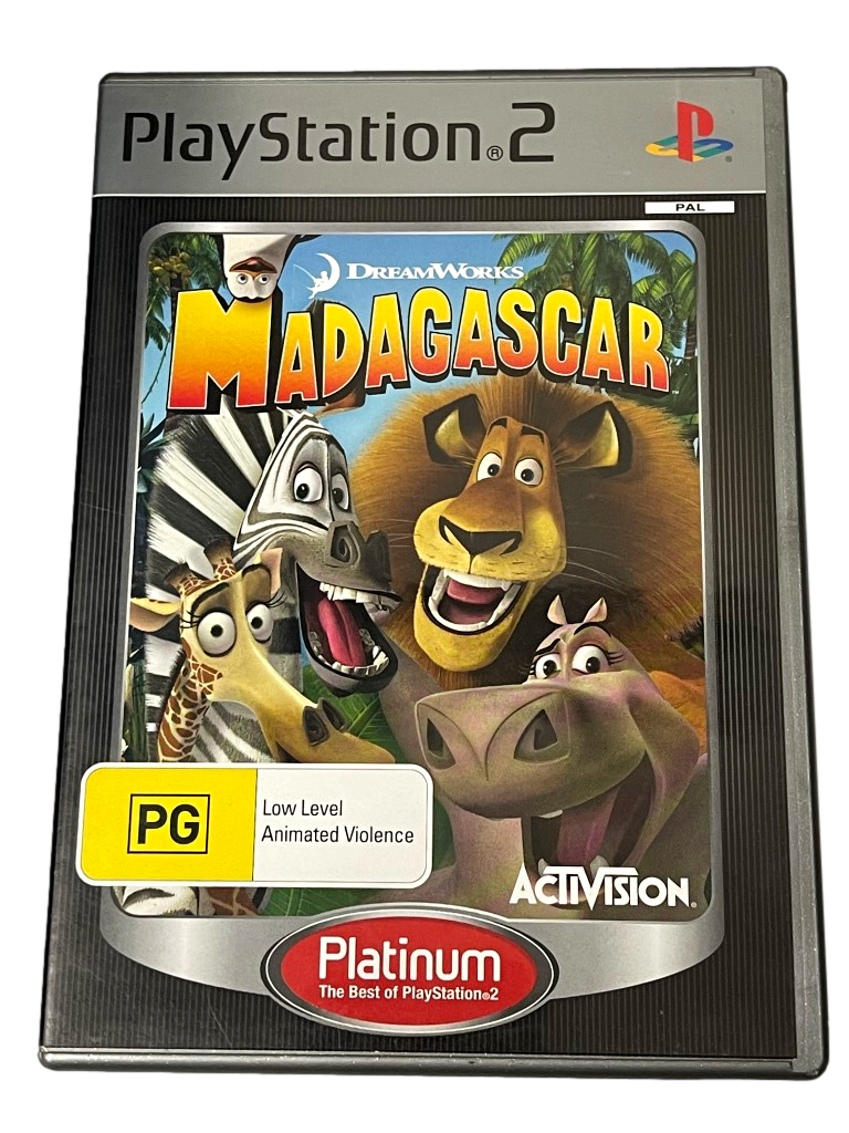 Game | Sony PlayStation PS2 | Madagascar (Platinum) Physical Video Games Game Sony