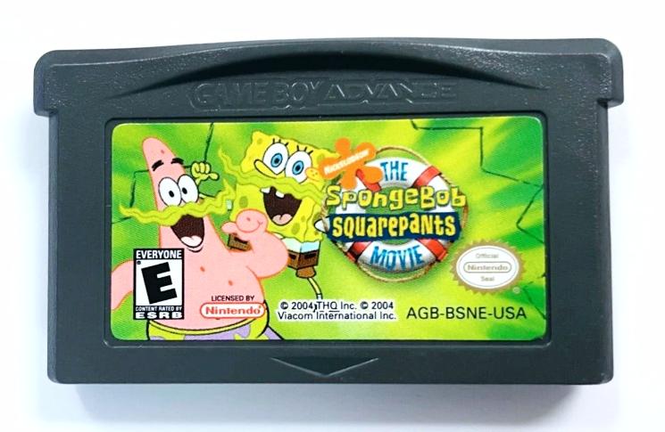 Game | Nintendo Game Boy Advance GBA | SpongeBob SquarePants The Movie