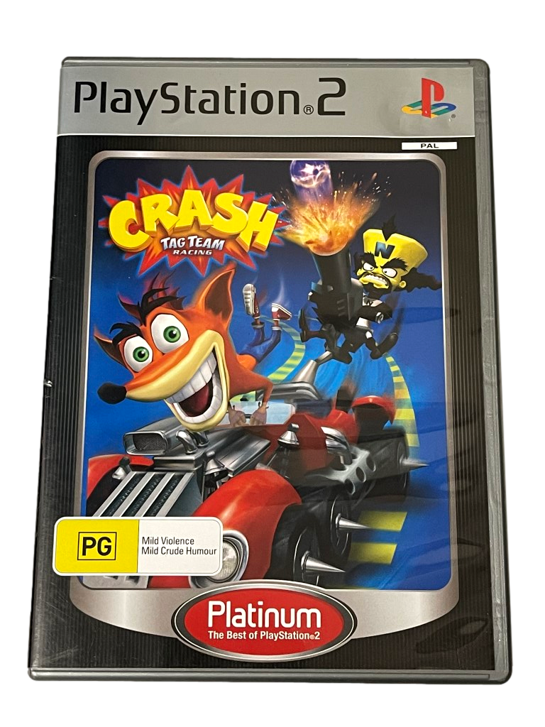Game | Sony PlayStation PS2 | Crash Tag Team Racing (Platinum) Physical Video Games Game Sony