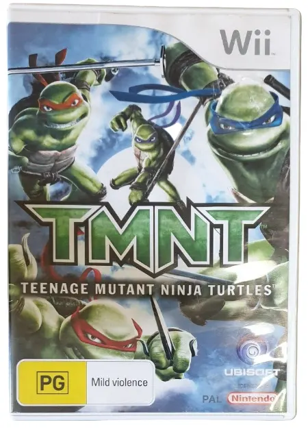 Game | Nintendo Wii | Teenage Mutant Ninja Turtles TMNT Physical Video Games Game Nintendo