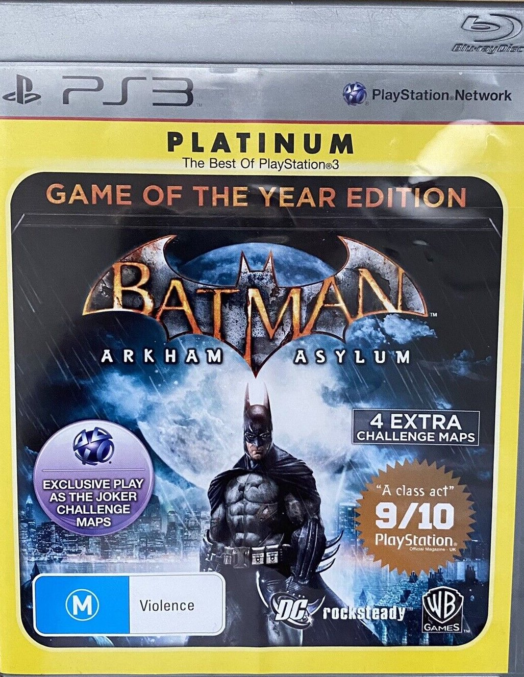 Game | Sony Playstation PS3 | Batman: Arkham Asylum (Platinum) Game Of The  Year Edition