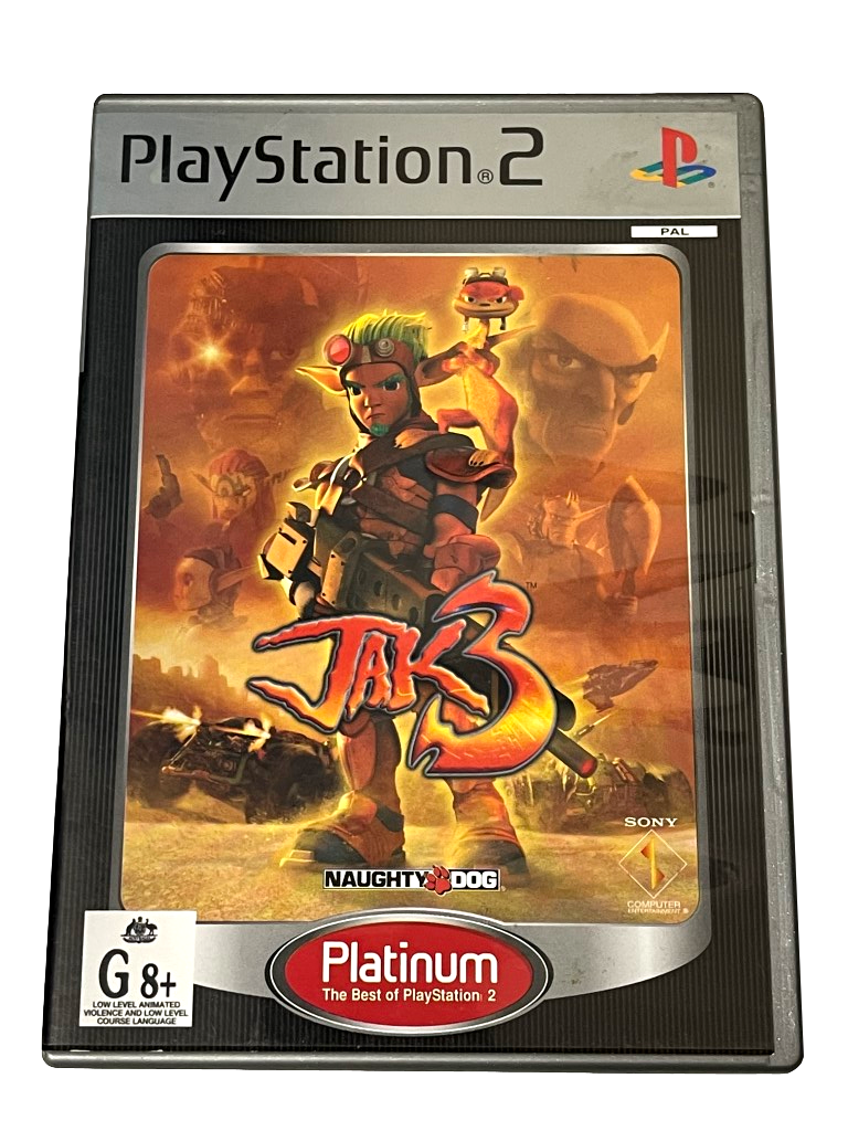 Game | Sony PlayStation PS2 | Jak 3 (Platinum) Physical Video Games Game Sony