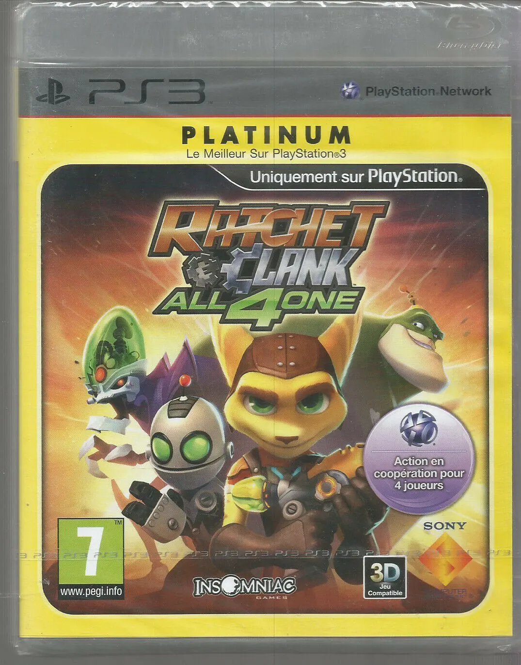 Game | Sony PlayStation PS3 | Ratchet & Clank: All 4 One (Platinum) Physical Video Games Game Sony