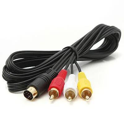 Accessory | Sega Saturn | Composite & S-Video AV Cable Home Game Console Accessories Accessory Sega