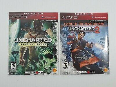 Game | Sony PlayStation PS3 | Uncharted 1 & 2 Double Pack