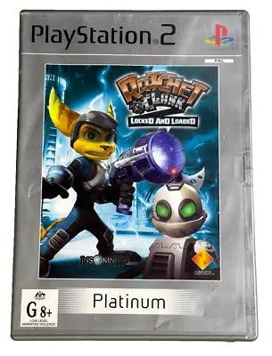 Game | Sony PlayStation PS2 | Ratchet & Clank 2: Locked and Loaded (Platinum) Physical Video Games Game Sony