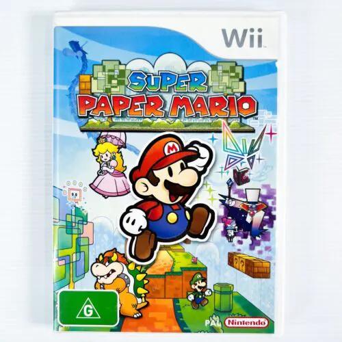 Game | Nintendo Wii | Super Paper Mario Physical Video Games Game Nintendo