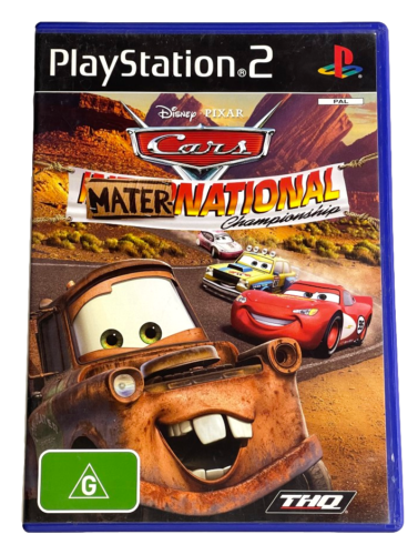 Game | Sony PlayStation PS2 | Cars Mater-National Championship Physical Video Games Game Sony