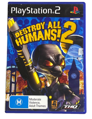 Game | Sony PlayStation PS2 | Destroy All Humans 2 Physical Video Games Game Sony